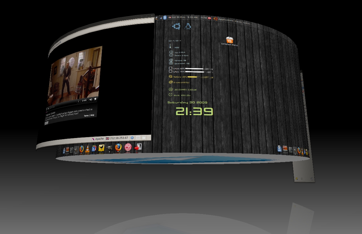 円柱形 Ubuntu 3dデスクトップに感動してみる画像集 Naver まとめ